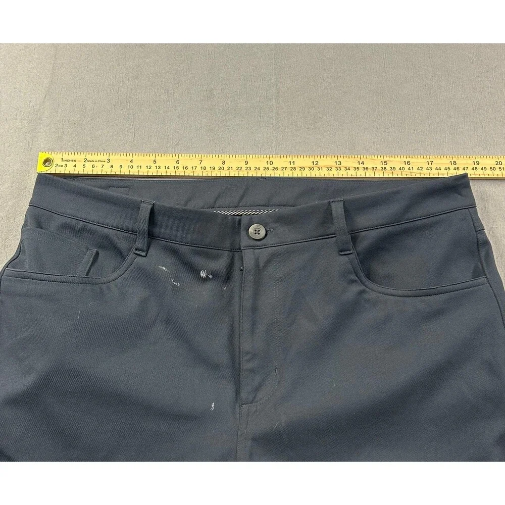 Vuori Pants Men's Gray Meta Performance Athletic Classic Fit Stretch
